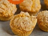 Two-ingredient sweet potato applesauce muffins