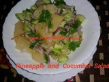 Pineapple and cucumber Salad