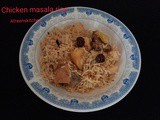Quick one pot Chicken Masala Rice