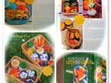 '5+ a Day' and 'Eat Your Colours' lunch boxes in Little Treasure Magazine