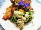 A vegetarian meal from the garden and beautiful Waitakere (and tui)