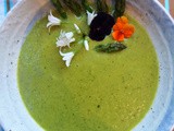 Asparagus and onion weed soup