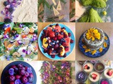 How to make food and meals more colourful, naturally (including using edible flowers)