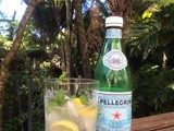 In the garden, and a fresh San Pellegrino drink for summer
