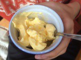 Instant mango and coconut yogurt vegan ice-cream, and how to make more coconut yogurt from you bought jar to save money