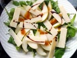 Pears, Rocket and Parmesan Salad with Extravecchio Balsamic Vinegar of Modena