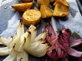 Roasted onion 'lily'