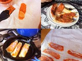Sun-dried Tomato Bacon, Vegan - step by step instructions