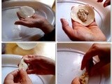 Vegan pot-sticker dumplings