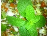 Brown Chana Sprouts & Vegetable Salad
