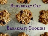 Blueberry Oat Breakfast Cookies