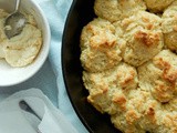 Cast Iron Skillet Biscuits with Honey Butter