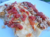 Chicken Chalupas Casserole