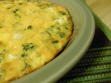 Crustless Spinach & Potato Quiche