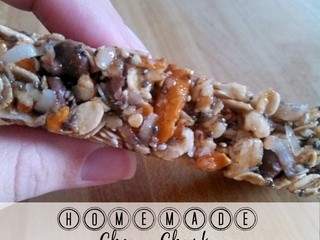 Homemade Chewy, Chunky Granola Bars