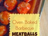 Oven Baked Barbecue Meatballs