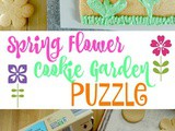 Spring Flower Cookie Garden Puzzle