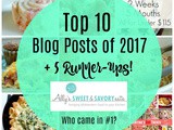 Top 10 Blog Posts of 2017 + 5 Runner-Ups