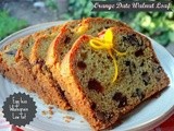 Orange Date Walnut Loaf - Egg less, Wholegrain and Low fat