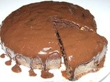 Finger millet chocolate honey cake with chocolate sauce (whole wheat and egg less)- deliciously healthy and filling