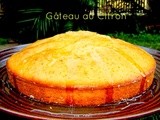 Lemon Yogurt Cake | Gâteau au Citron, (Butter free | Low fat cake)