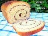 Low Fat Whole Wheat Orange Cinnamon Swirl Bread