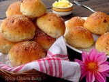 Spicy Onion Buns (Vegan) / #Breadbakers