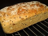 Whole wheat seed bread