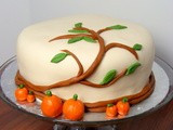 Easy Pumpkin Cake {Fall Leaf Cake}