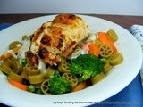 Heart Healthy Vegetable Alfredo with Pan Seared Chicken