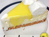 Lemon Cheesecake with Lemon Curd Topping