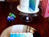 Ombre Baby Shower Cake