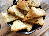 Parmesan-Garlic Pita Chips