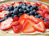 Patriotic Fruit Pizza