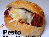 Pesto Meatball Subs
