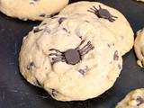 Spider Chocolate Chip Cookies