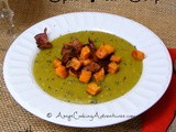 Split Pea Soup with Sweet Potato Hash