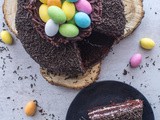 Chocolate Easter Egg Nest Cake