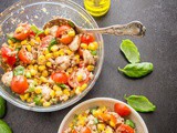 Easy Italian Tuna Corn Salad