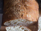 Easy No Knead Homemade Italian Ciabatta Bread