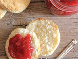 Homemade No Pectin Strawberry Jam and Best Biscuits