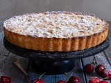 Ricotta Cherry Crumb Pie