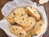 Savory Biscotti with Olives & Parmesan