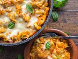 Simple Sauce Cheesy Baked Tortellini