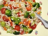 Barley Vegetable Salad with Lemon Vinaigrette