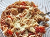 Spaghetti with Fresh Tomato Sauce
