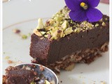 Raw vegan chocolate cake