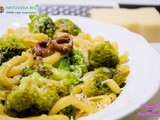 Spaccatelle con broccoli saltati e acciughe (e con cosacavaddu)