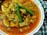 #Summer Cooler Recipe 3 ~ Melt-In-Mouth Lauki Muttar (Bottle Gourd With Green Preas)