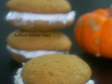 Pumpkin Whoopie Pie with step by step pictures